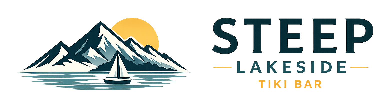 Steep Lakeside Tiki Bar
